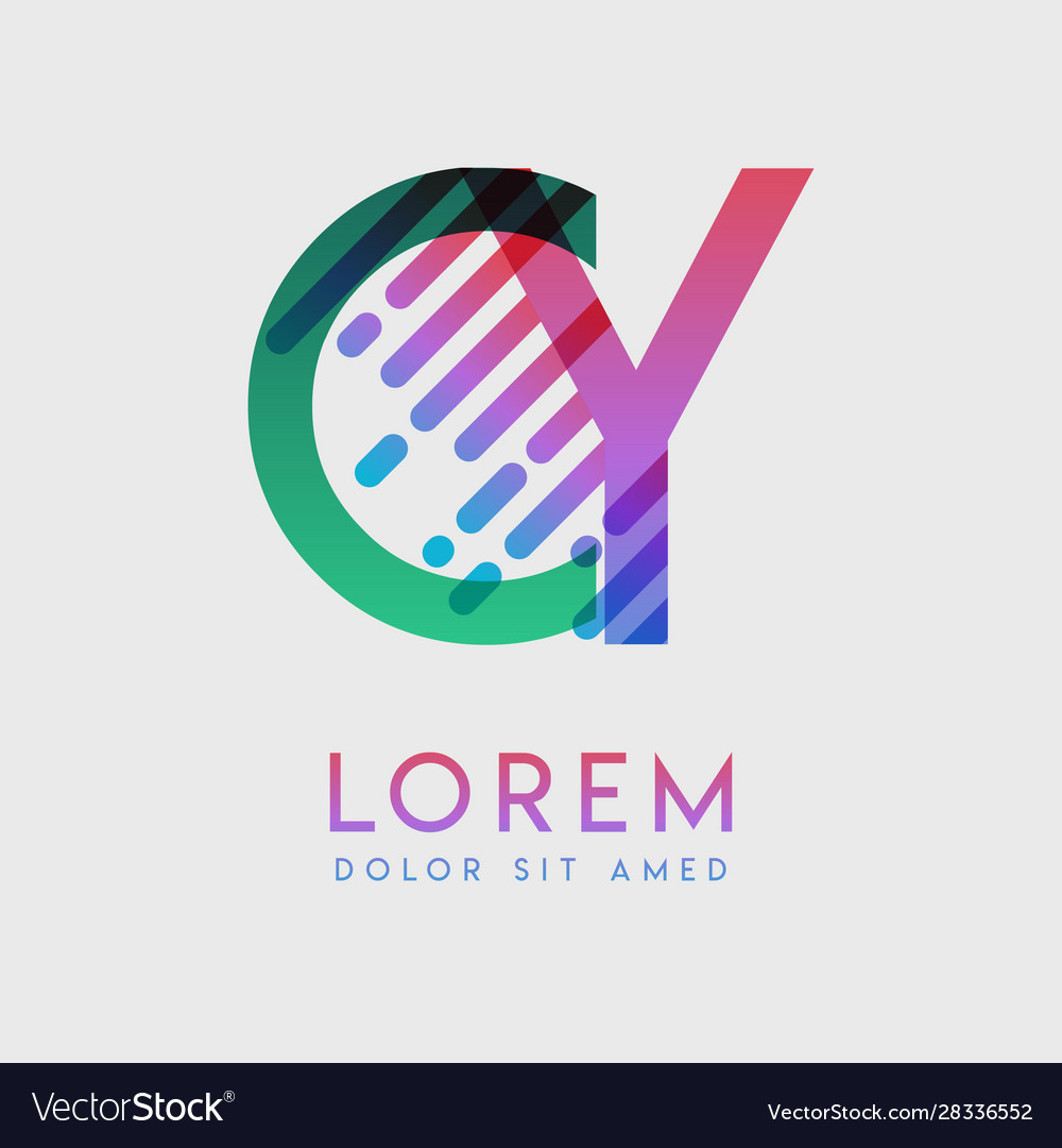 Cy logo with theme galaxy speed and style
