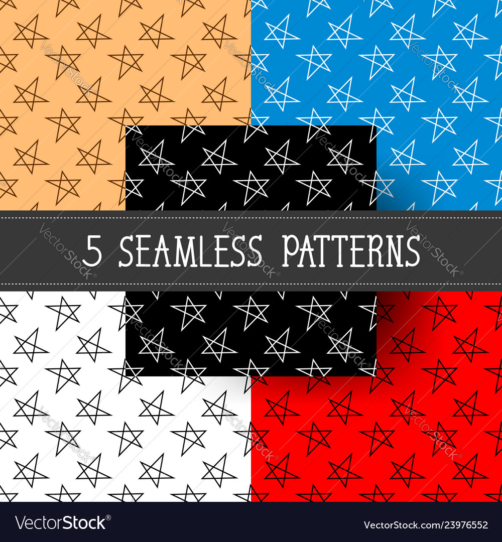 Five Seamless Pattern Set