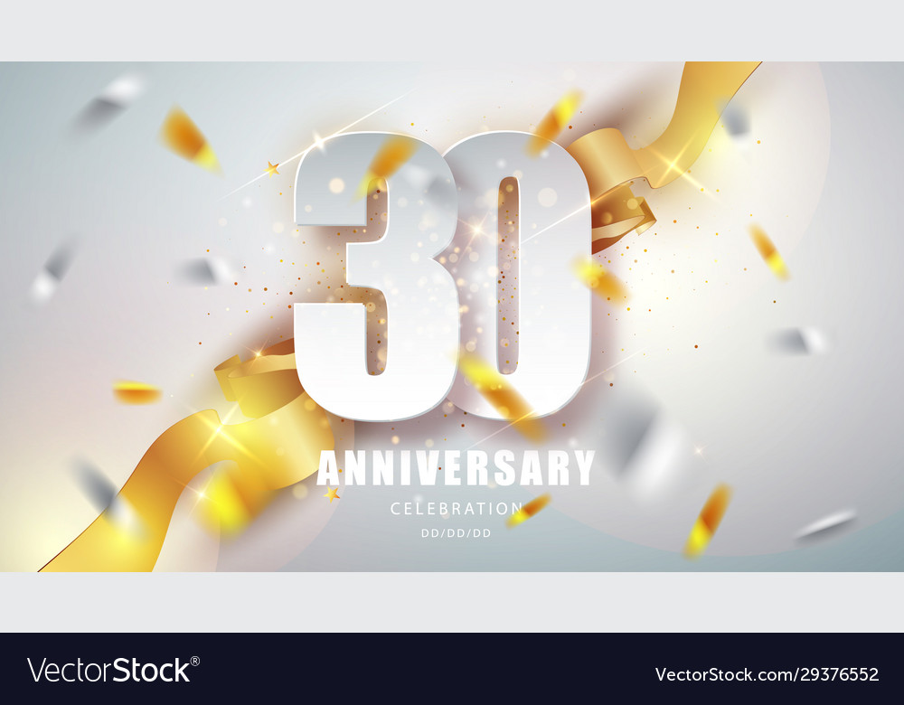 Golden Confetti Anniversary Celebration