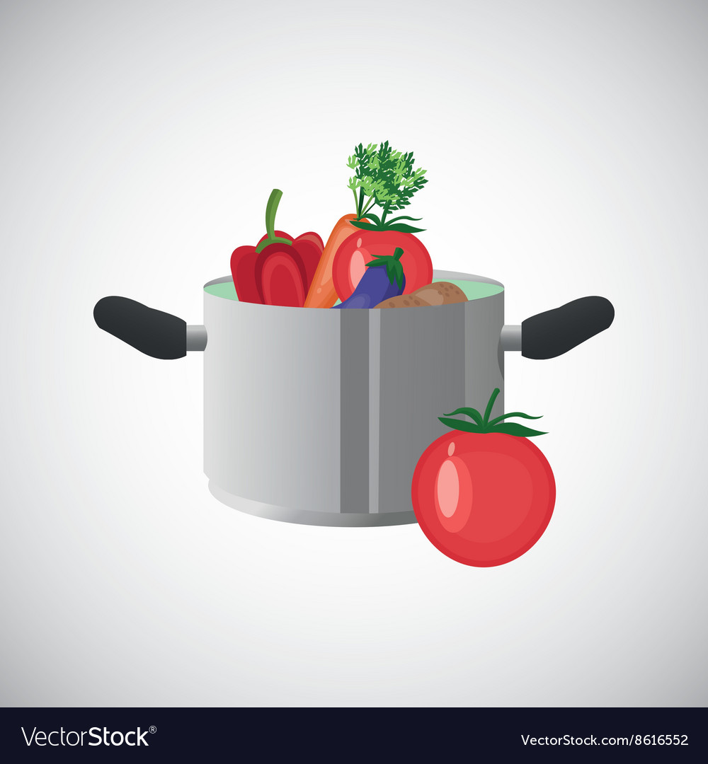 Healthy food design organic food natural product Vector Image