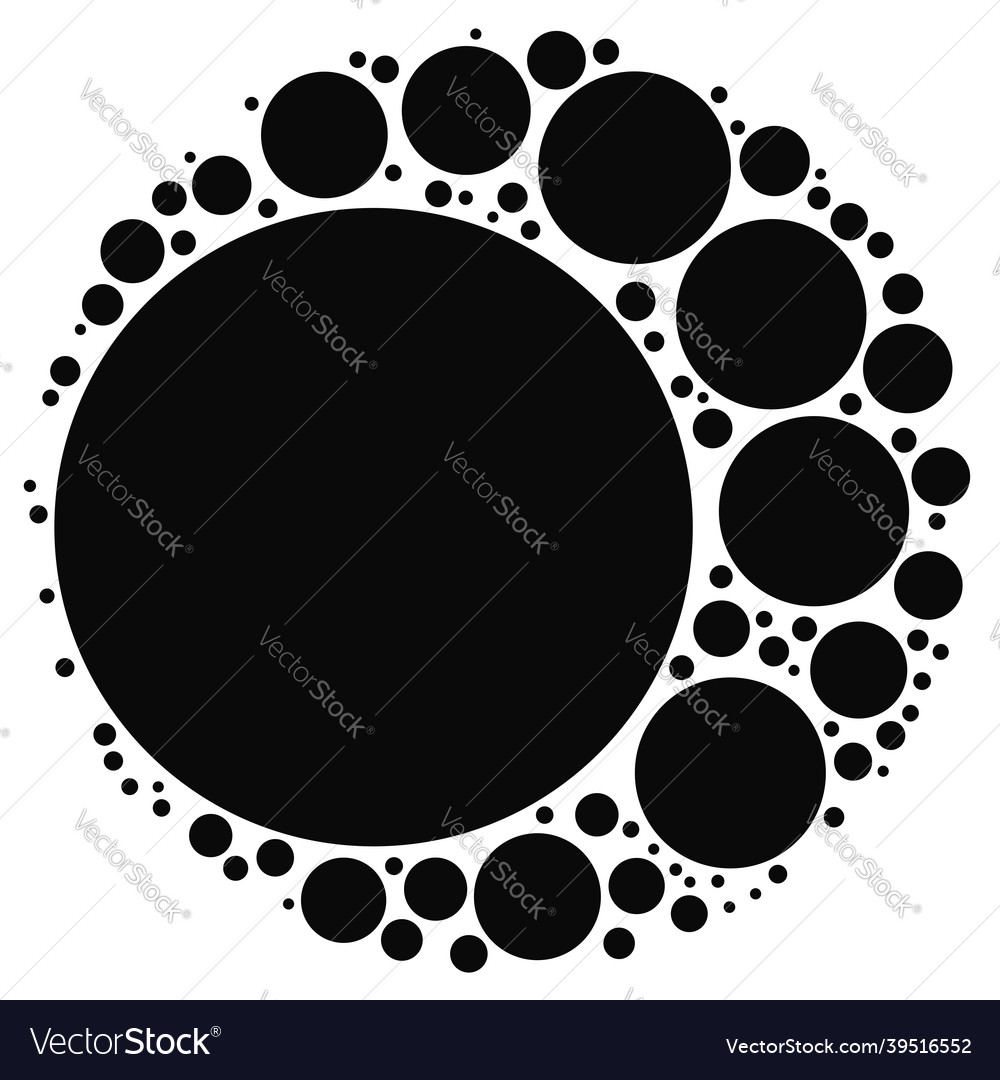 Random dots circles pointillist pointillism Vector Image Random dots circles pointillist pointillism