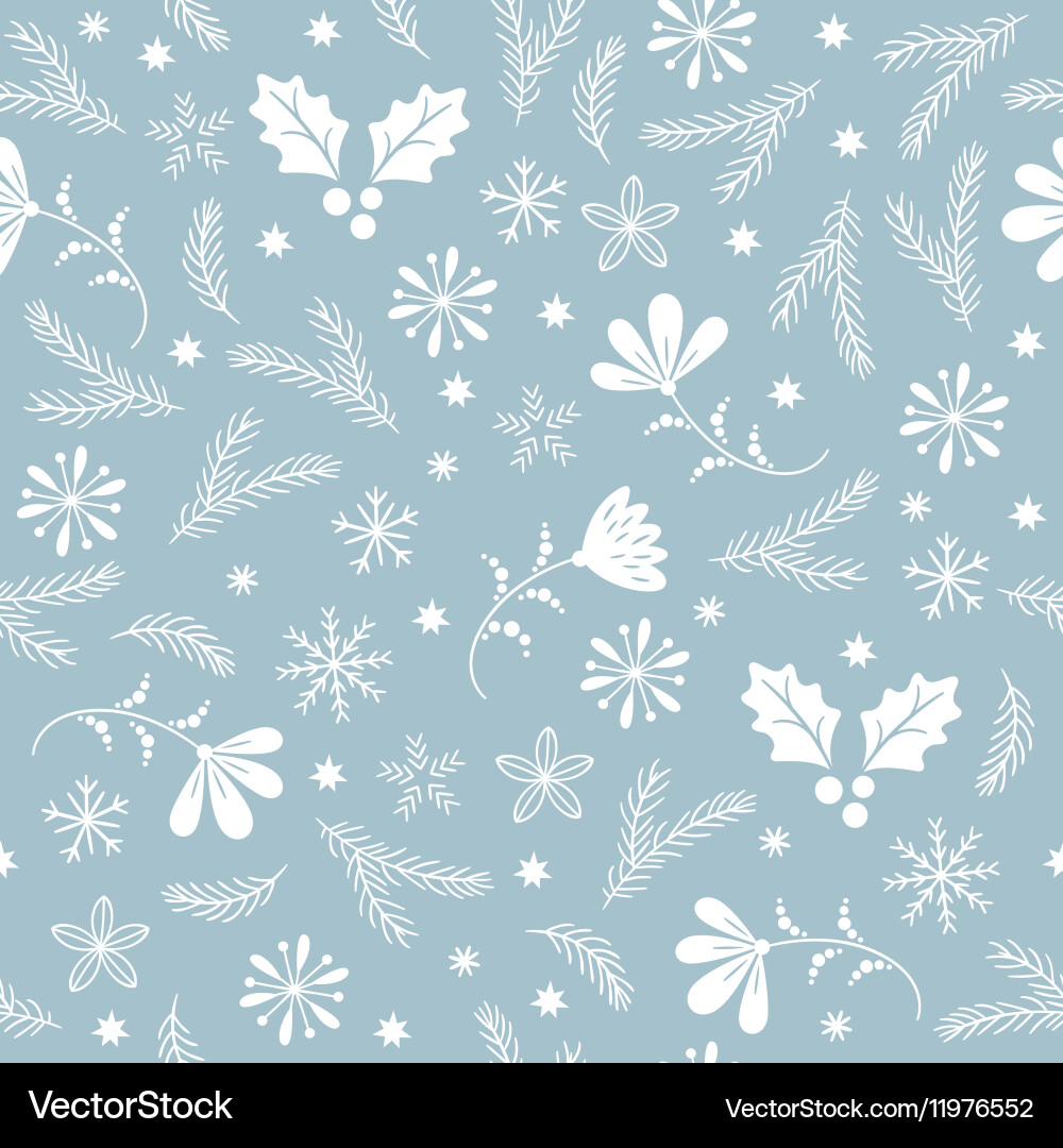 Seamless christmas pattern Royalty Free Vector Image