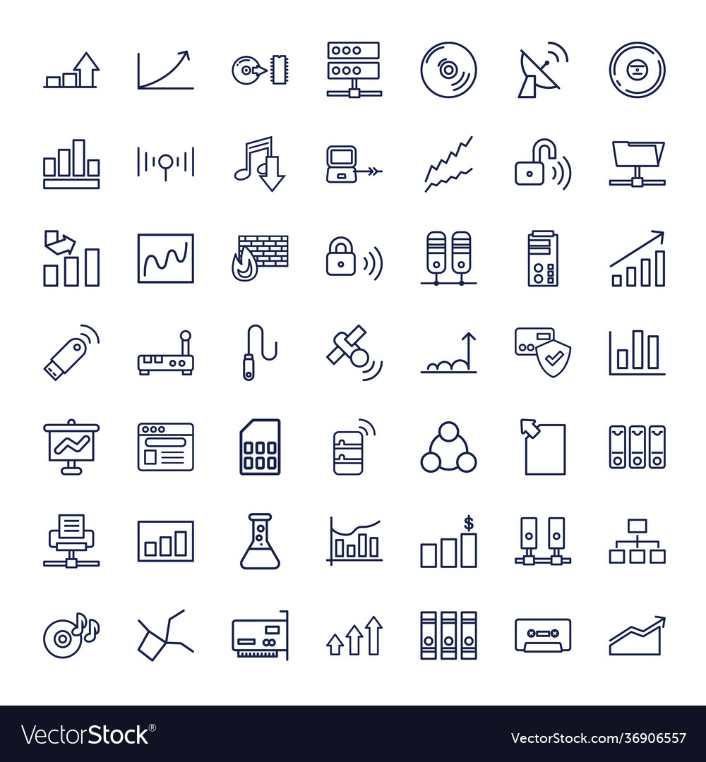 49 data icons