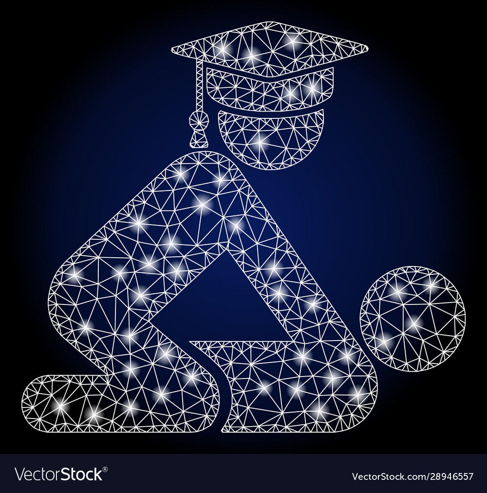 Helle Mesh Carcass sex Lehrer mit Flash-Spots vector image Helle Mesh Carcass sex Lehrer mit Flash-Spots