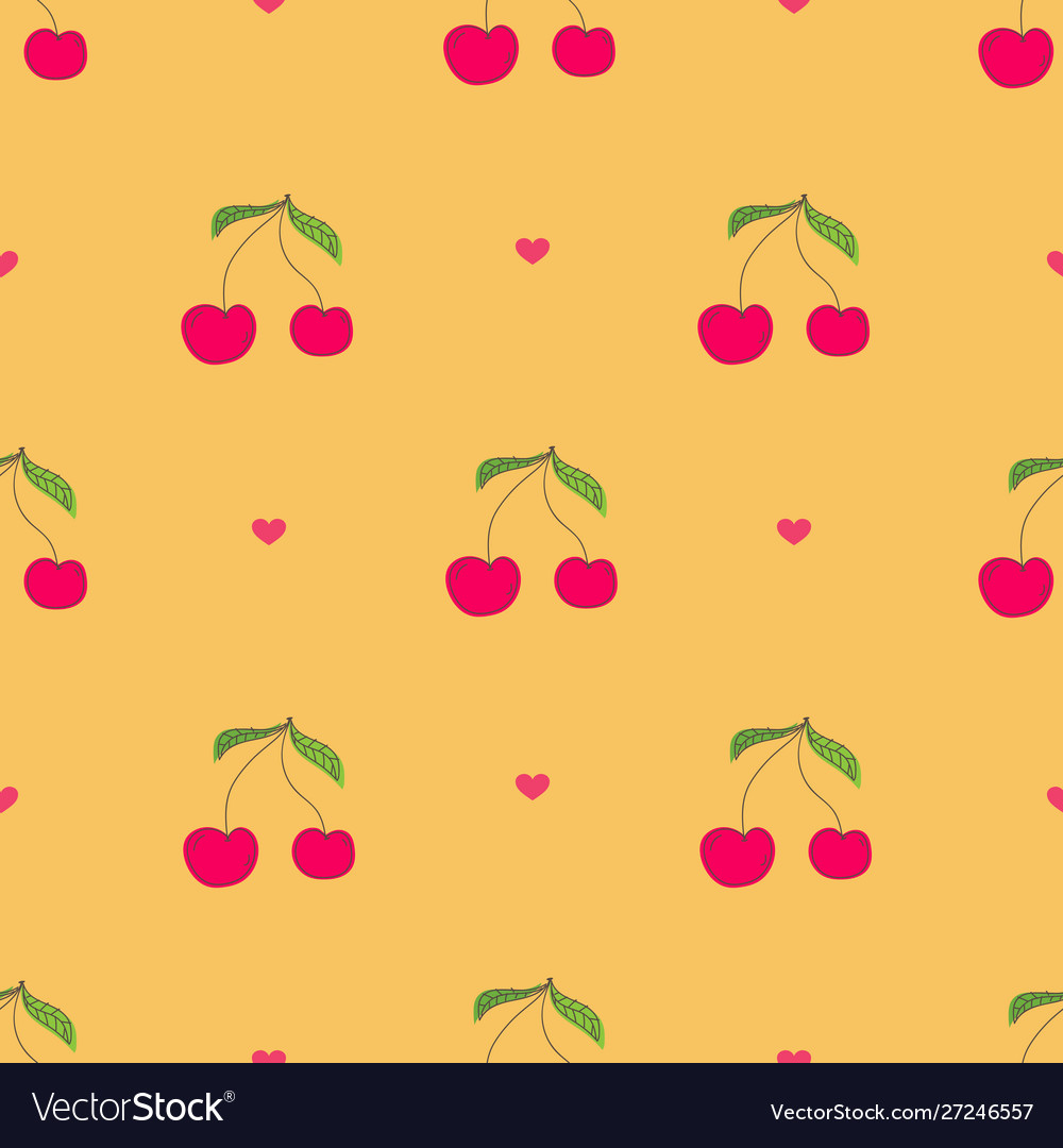 Cherry Seamless Pattern