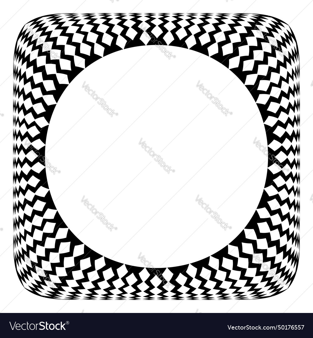 Convex pattern for decorative frame