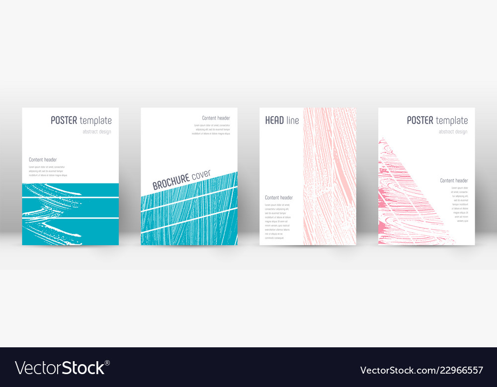 Cover page design template geometric brochure lay Vector Image