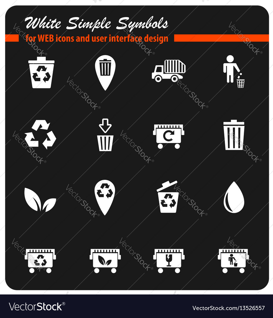 Garbage simply icons