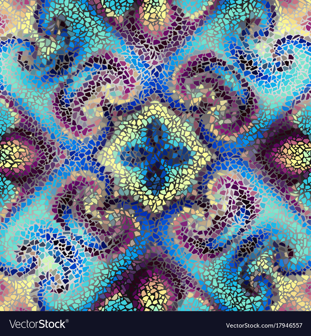 Irregular Mosaic Art Pattern