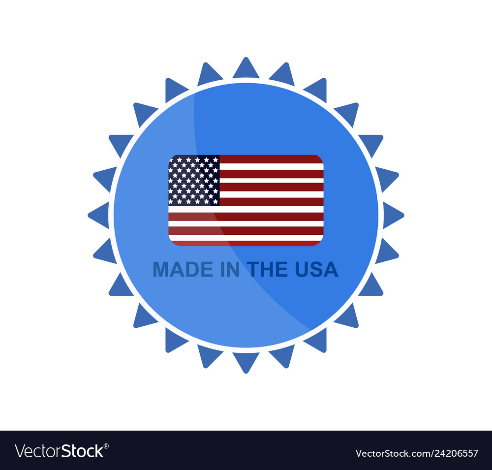 Made in usa vector image Made in usa