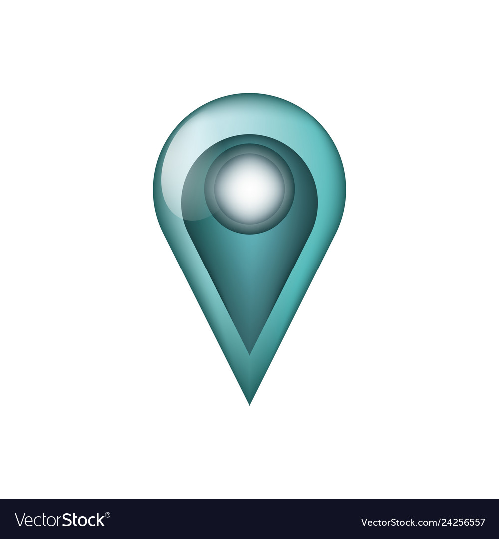 Pin pointer location icon