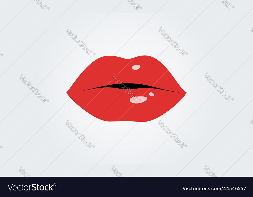 Red Lips Beauty Modell