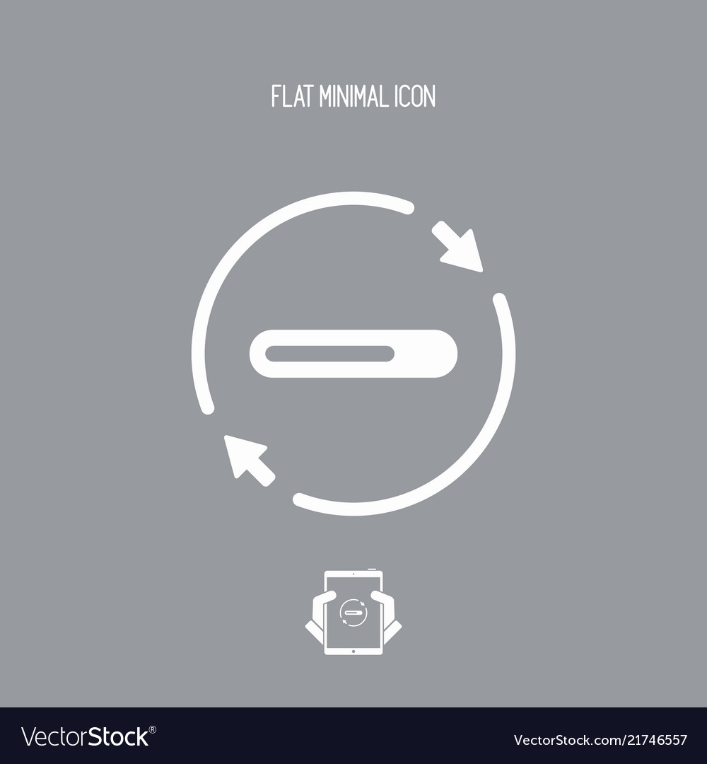 Refresh progress bar icon