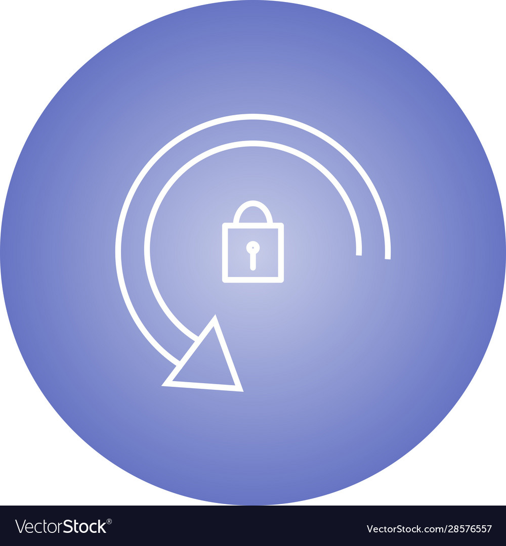 Rotation Lock Line Icon