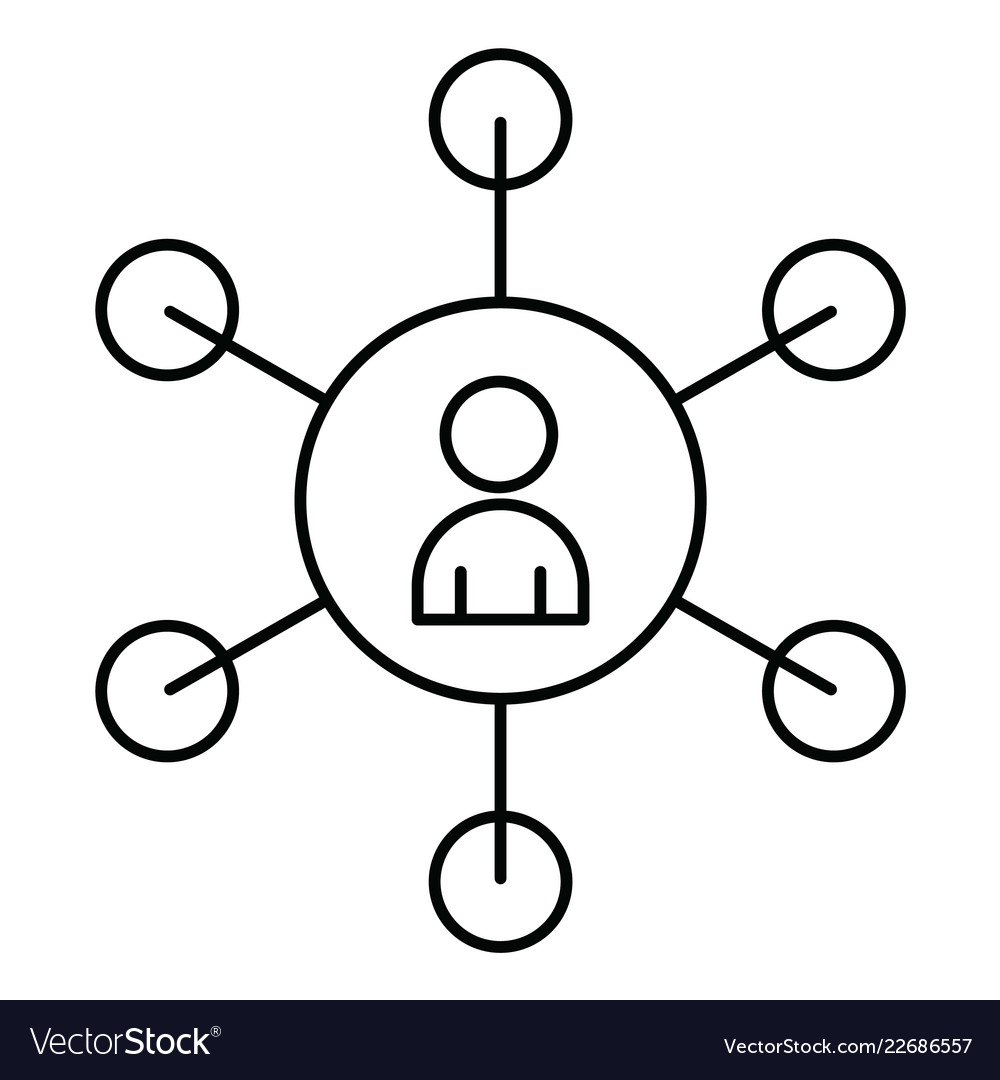 Seo user icon in creative design with elements