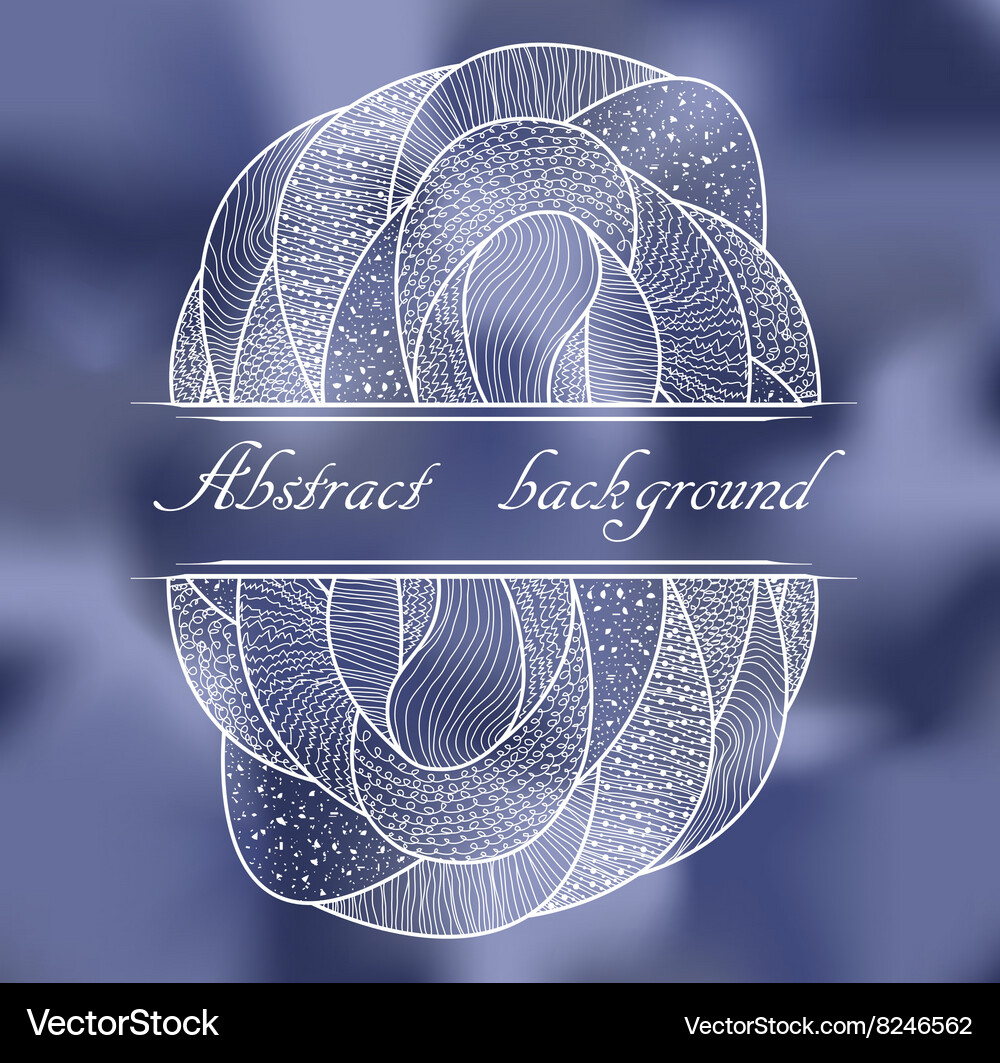 Abstract blue background with pattern Royalty Free Vector