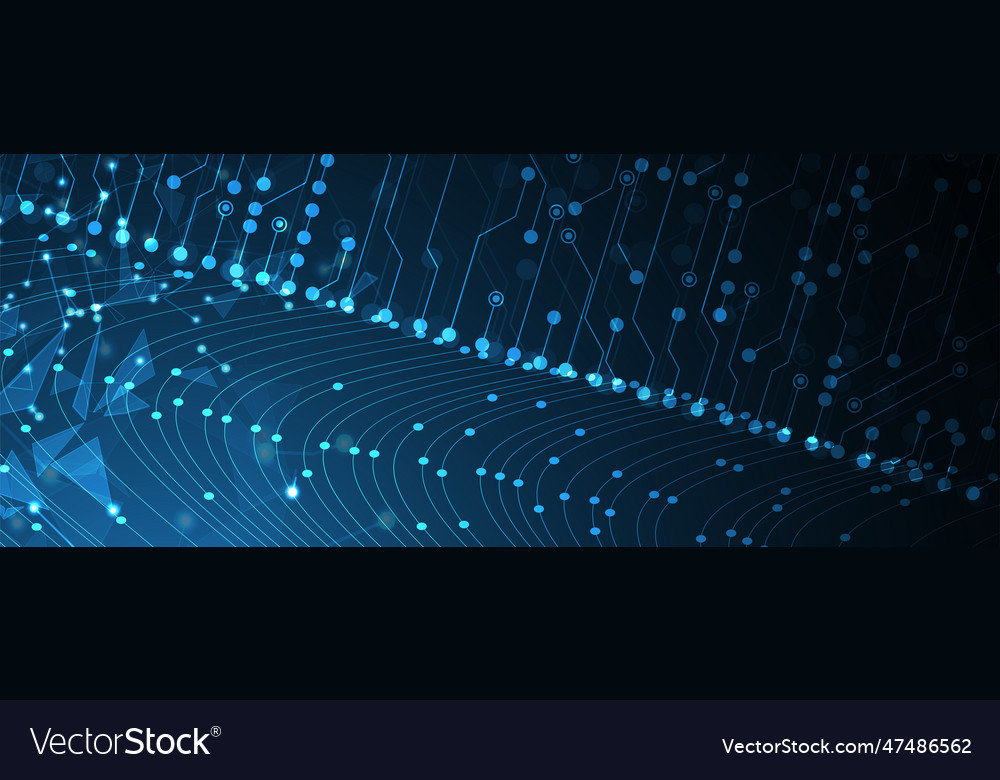 Abstract futuristic circuit computer internet vector image Abstract futuristic circuit computer internet