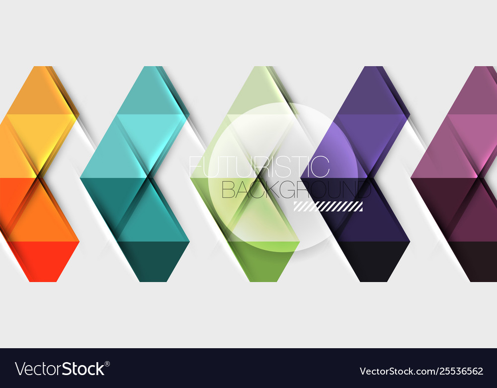 Abstract geometric background modern overlapping vector image Abstract geometric background modern overlapping