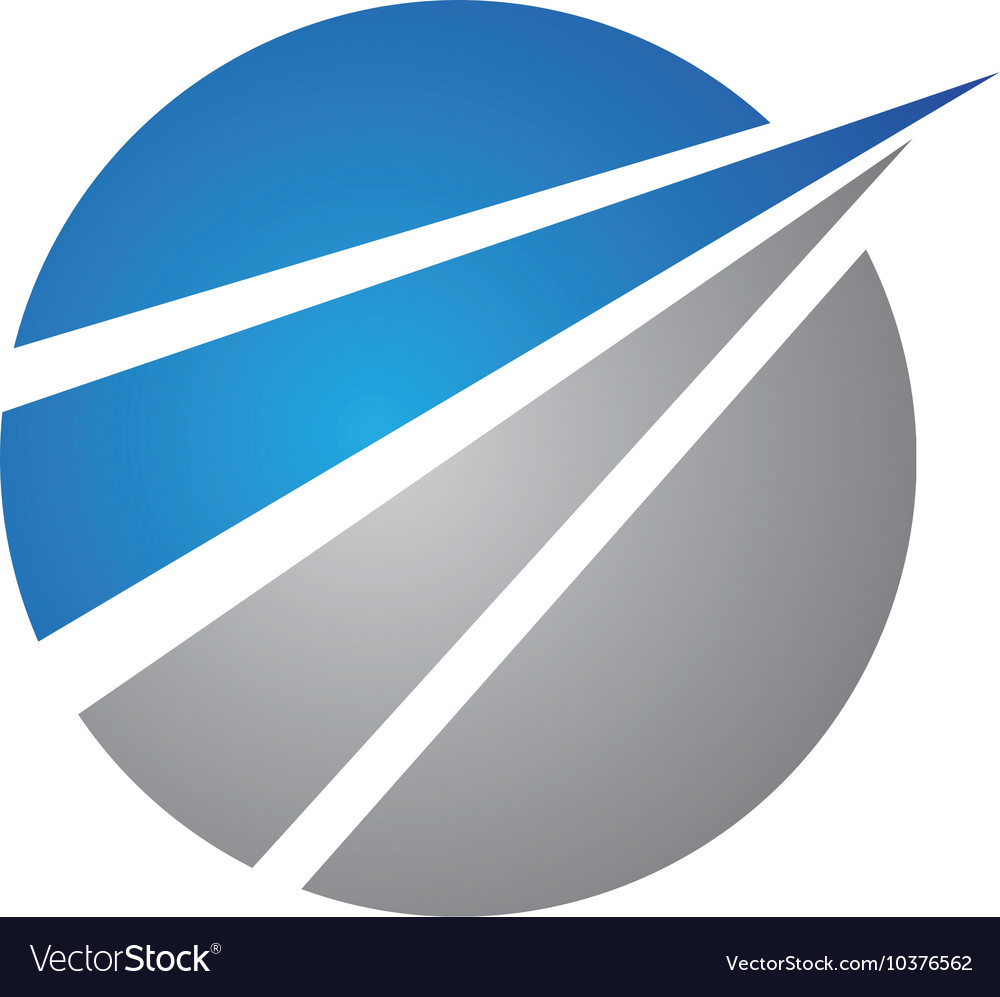 Business finance logo Royalty Free Vector Image