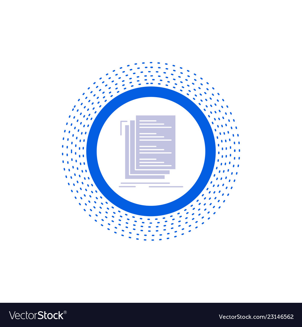 Kodierung compile Dateien Liste Glyph-Symbol isoliert vector image Kodierung compile Dateien Liste Glyph-Symbol isoliert