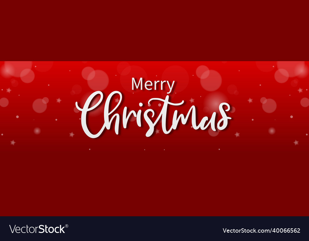 Merry year red bokeh background web