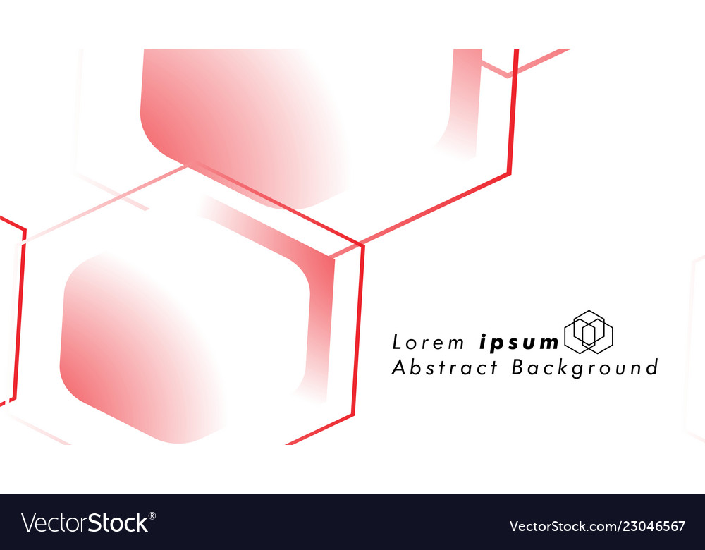 Abstract background concepts of hexagon shapes vector image Abstract background concepts of hexagon shapes