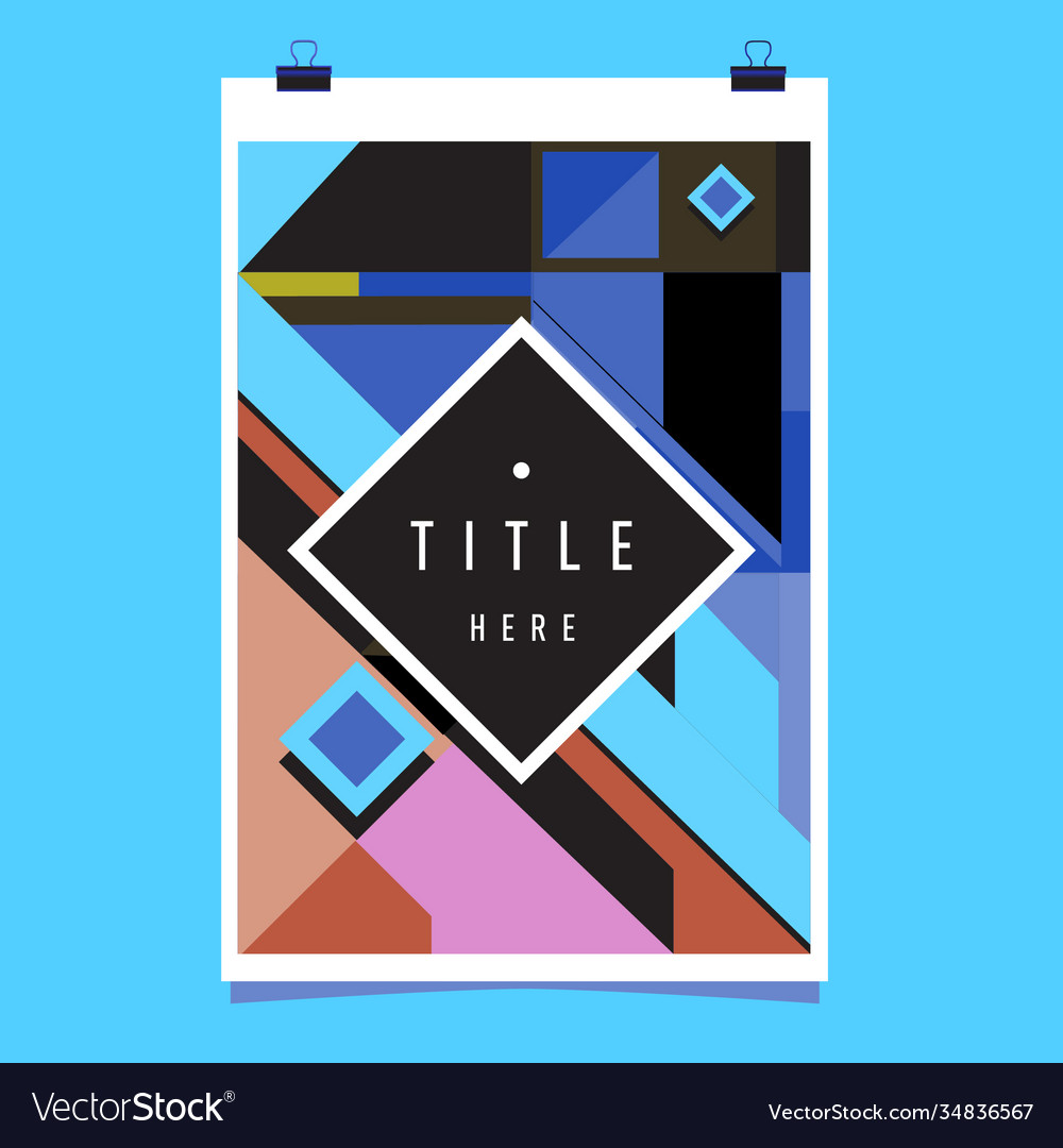 Abstract colorful geometric pattern background Vector Image Abstract colorful geometric pattern background