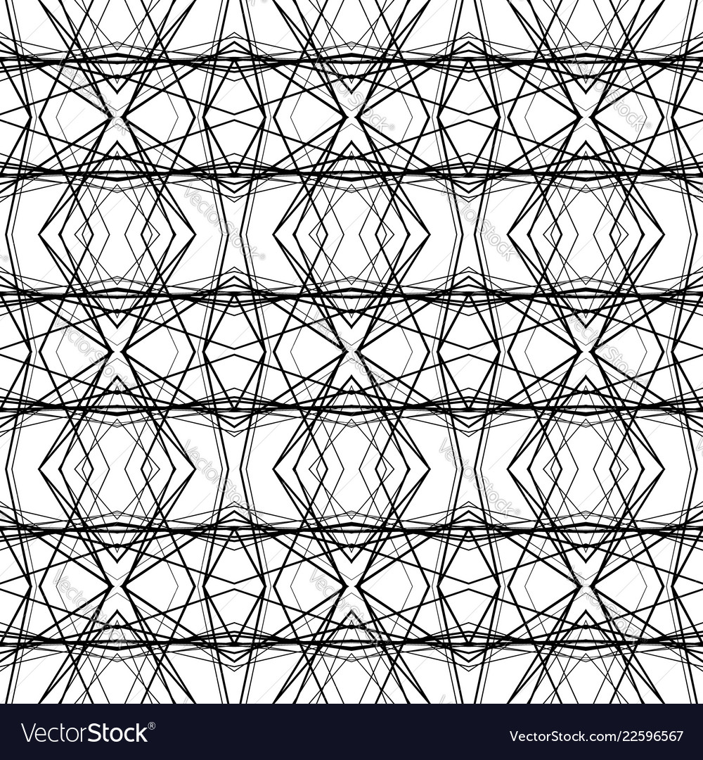Abstract pattern with random lines seamlessly vector image Abstract pattern with random lines seamlessly