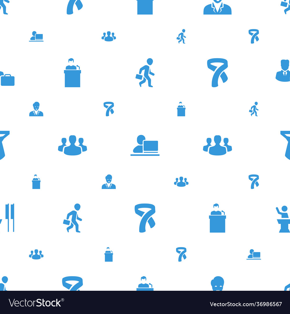 Businessman icons pattern seamless white