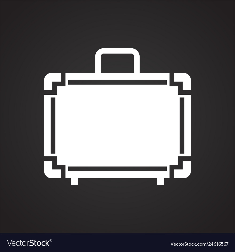Case icon on background for graphic and web design Vector Image Case icon on background for graphic and web design
