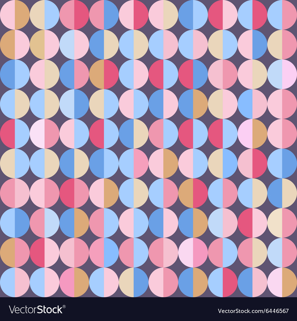 Colorful Geometric Circles Background