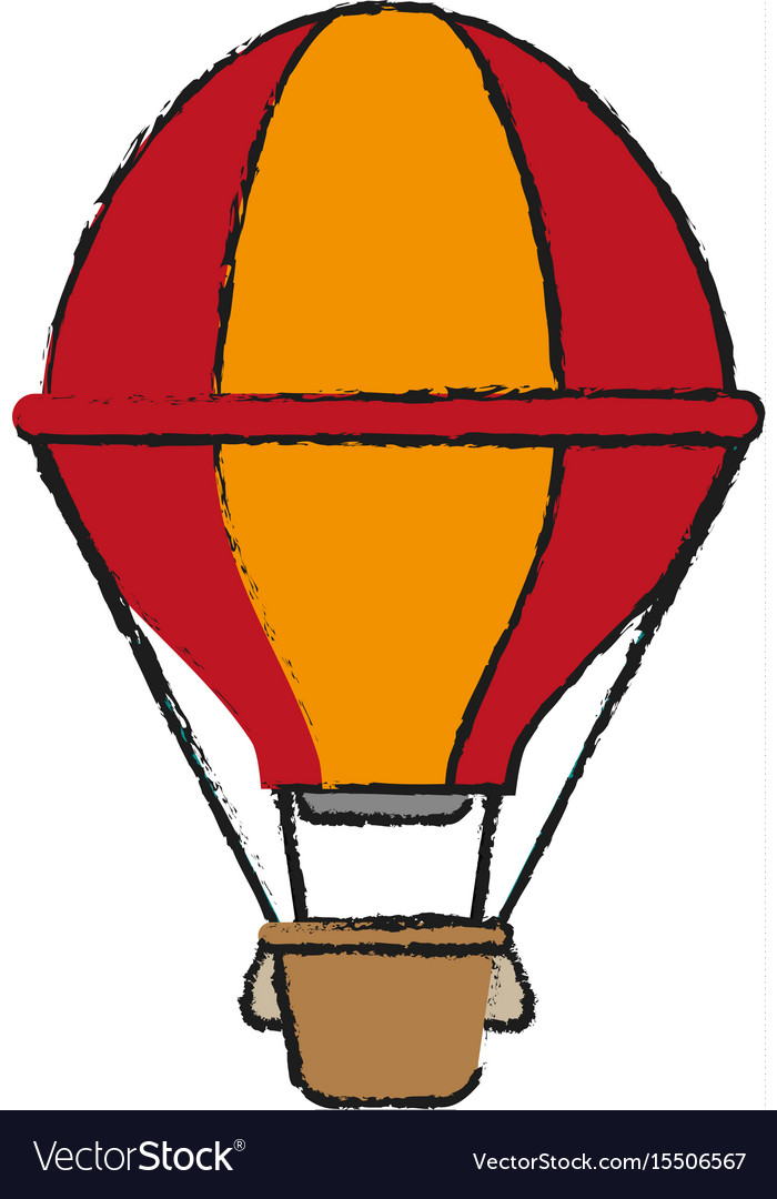 Heißluftballon-Symbol-Bild