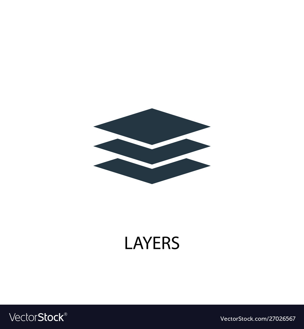 Layered Icon - Minimalist