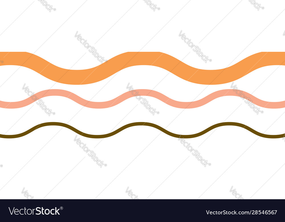 Multicolor random wavy zig-zag lines abstract art Vector Image Multicolor random wavy zig-zag lines abstract art