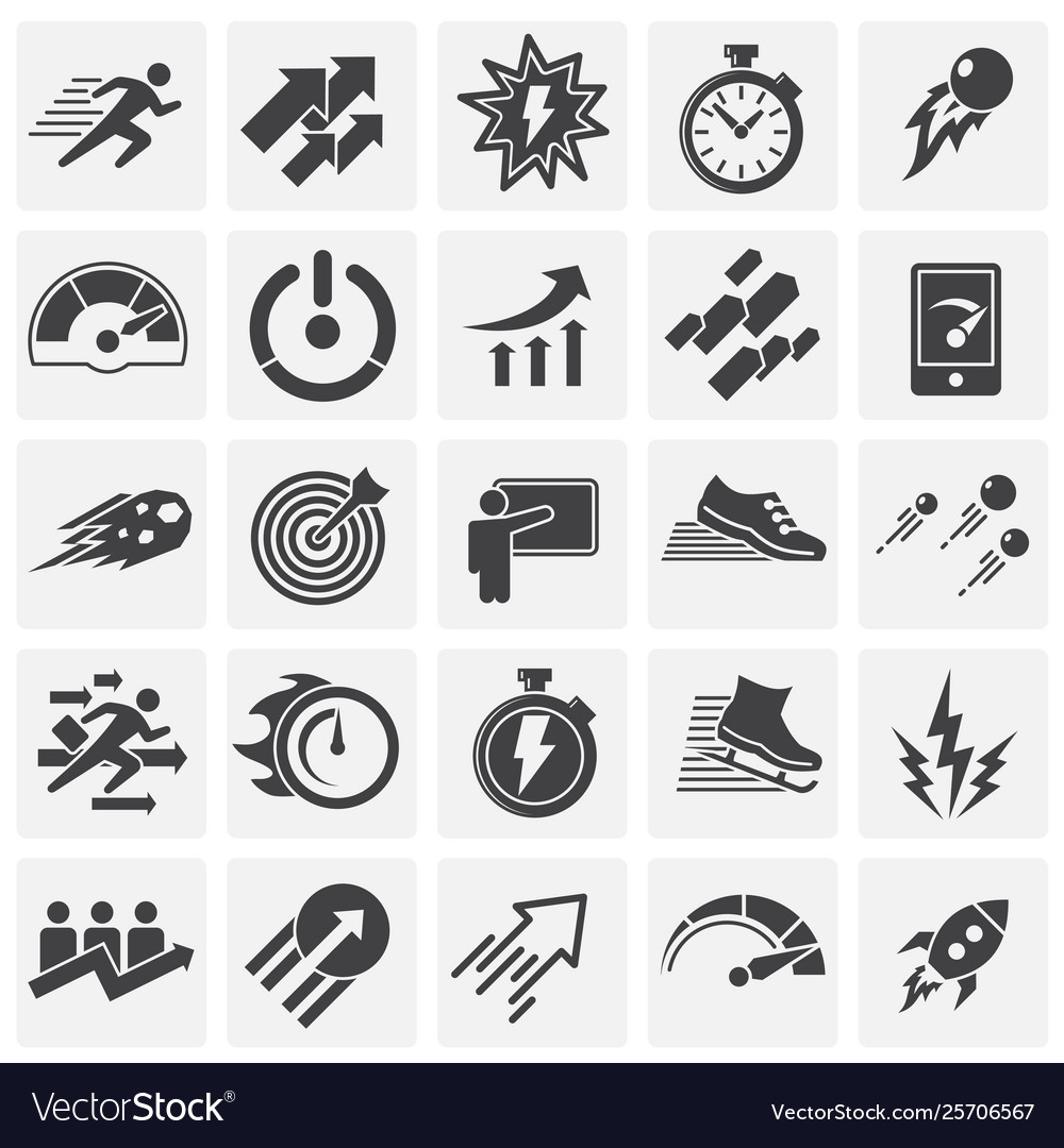 Performance icons set on background for graphic vector image Performance icons set on background for graphic