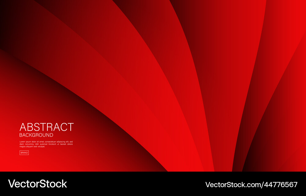 Red abstract background wave Royalty Free Vector Image