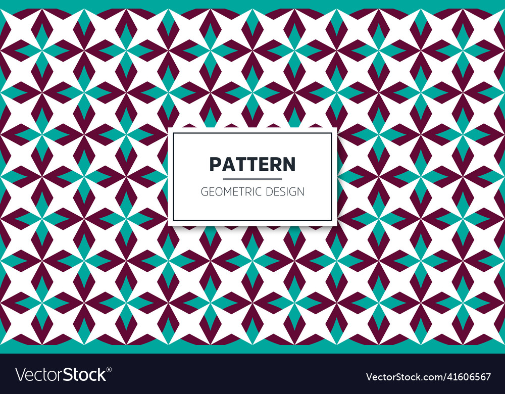 Seamless pattern with simple colorful geometric