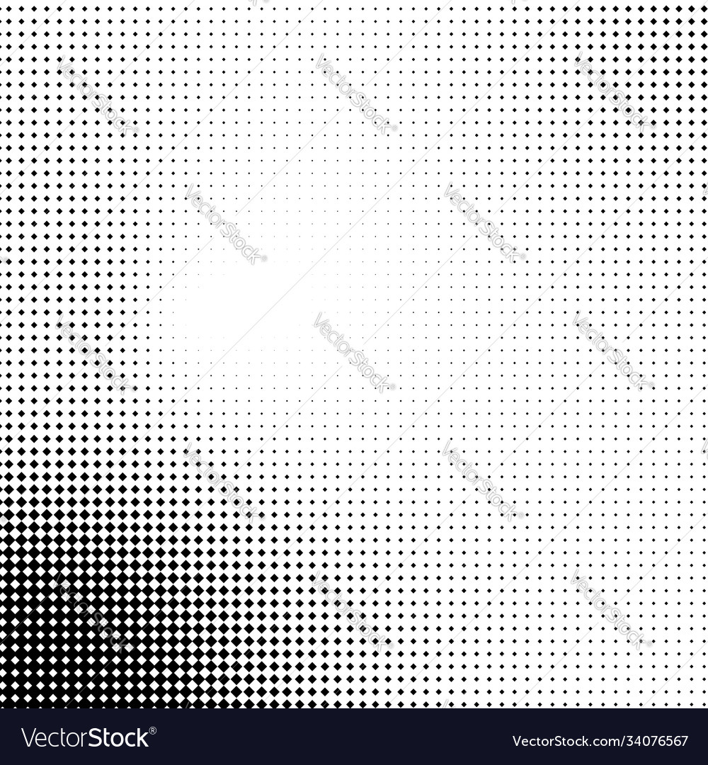 Squares halftone geometric background pattern
