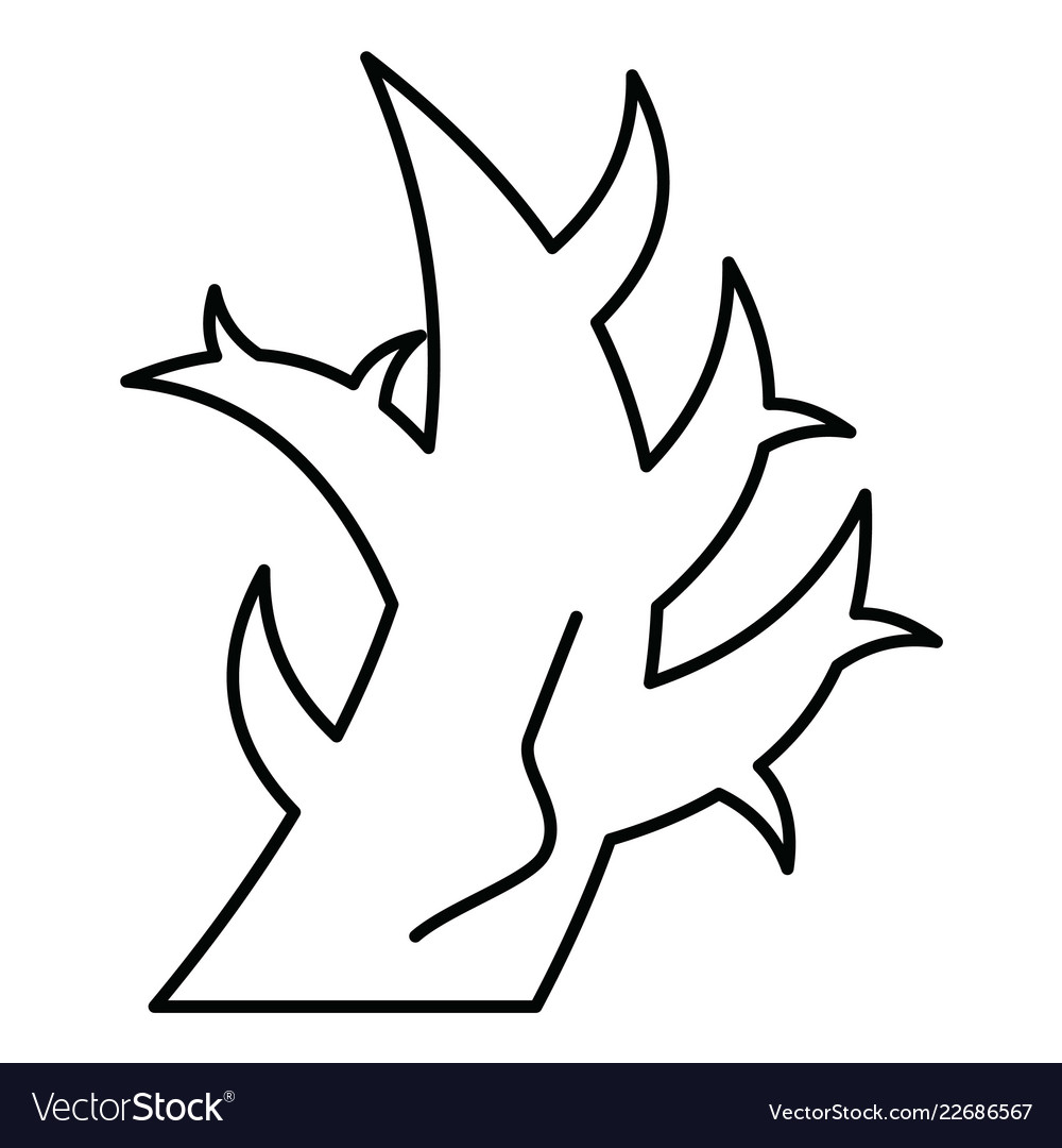Tree icon in creative design with elements