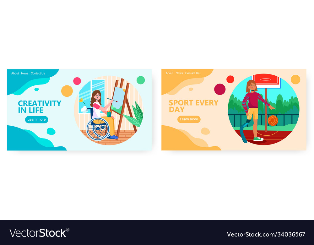 Woman with sport knee prosthesis plays basketball vector image Woman with sport knee prosthesis plays basketball