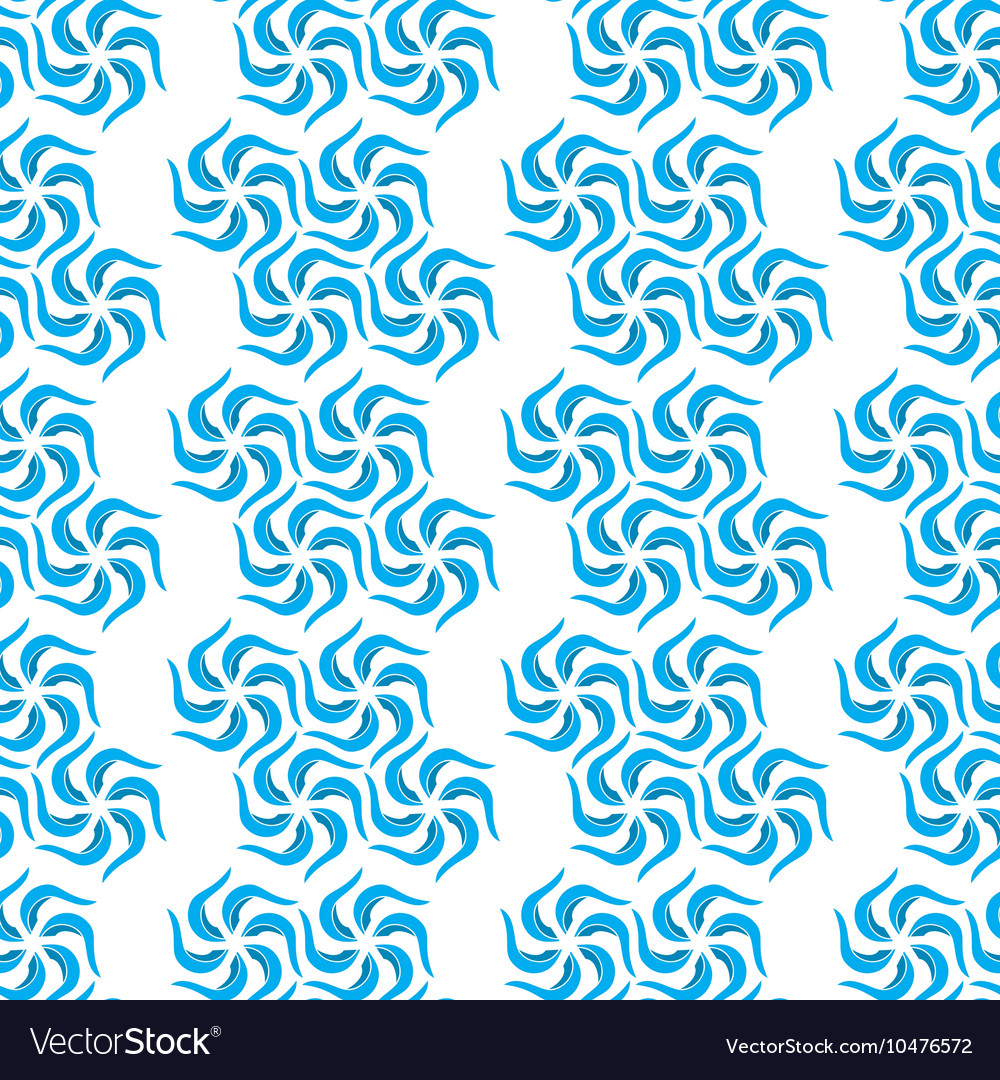 Abstract pattern blue symbol