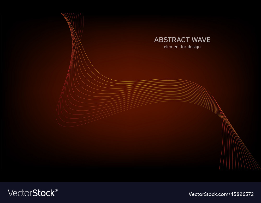 Abstract wave element for design digital vector image Abstract wave element for design digital