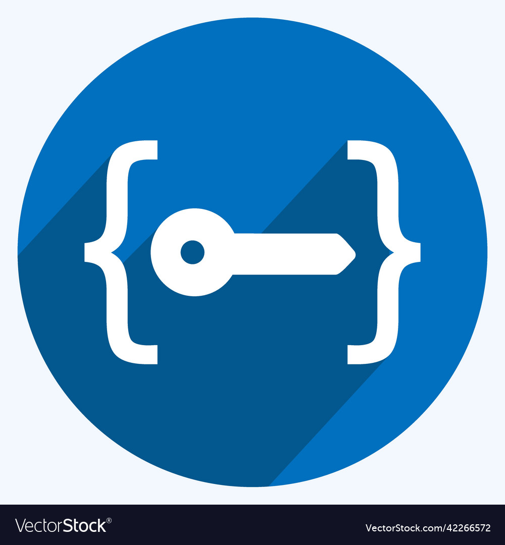 Icon unlock code suitable for programming symbol vector image Icon unlock code suitable for programming symbol
