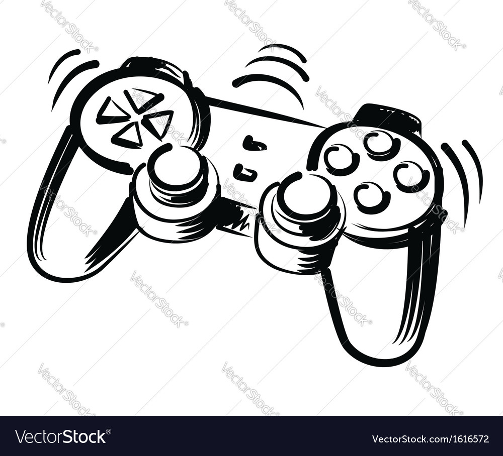 Joystick Royalty Free Vector Image - VectorStock