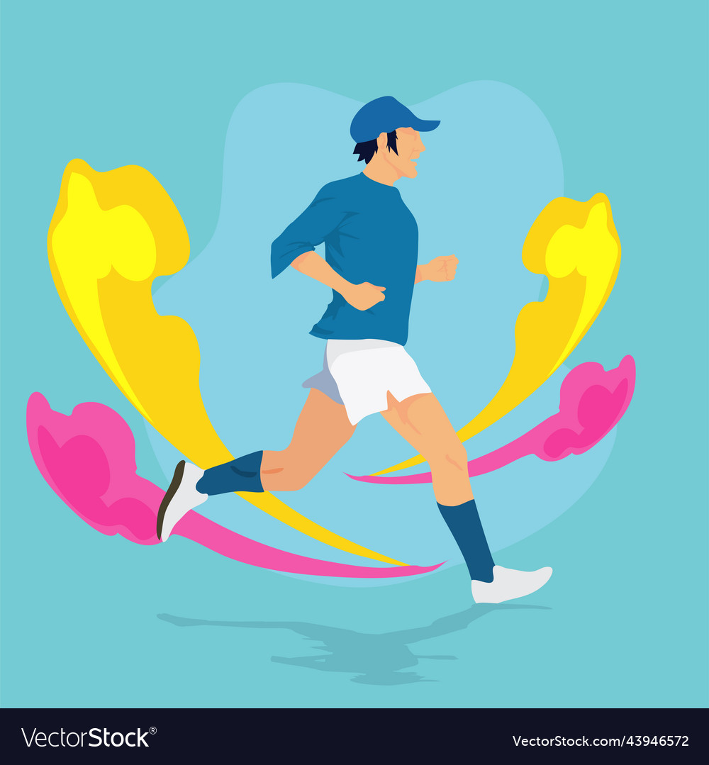 Running man card