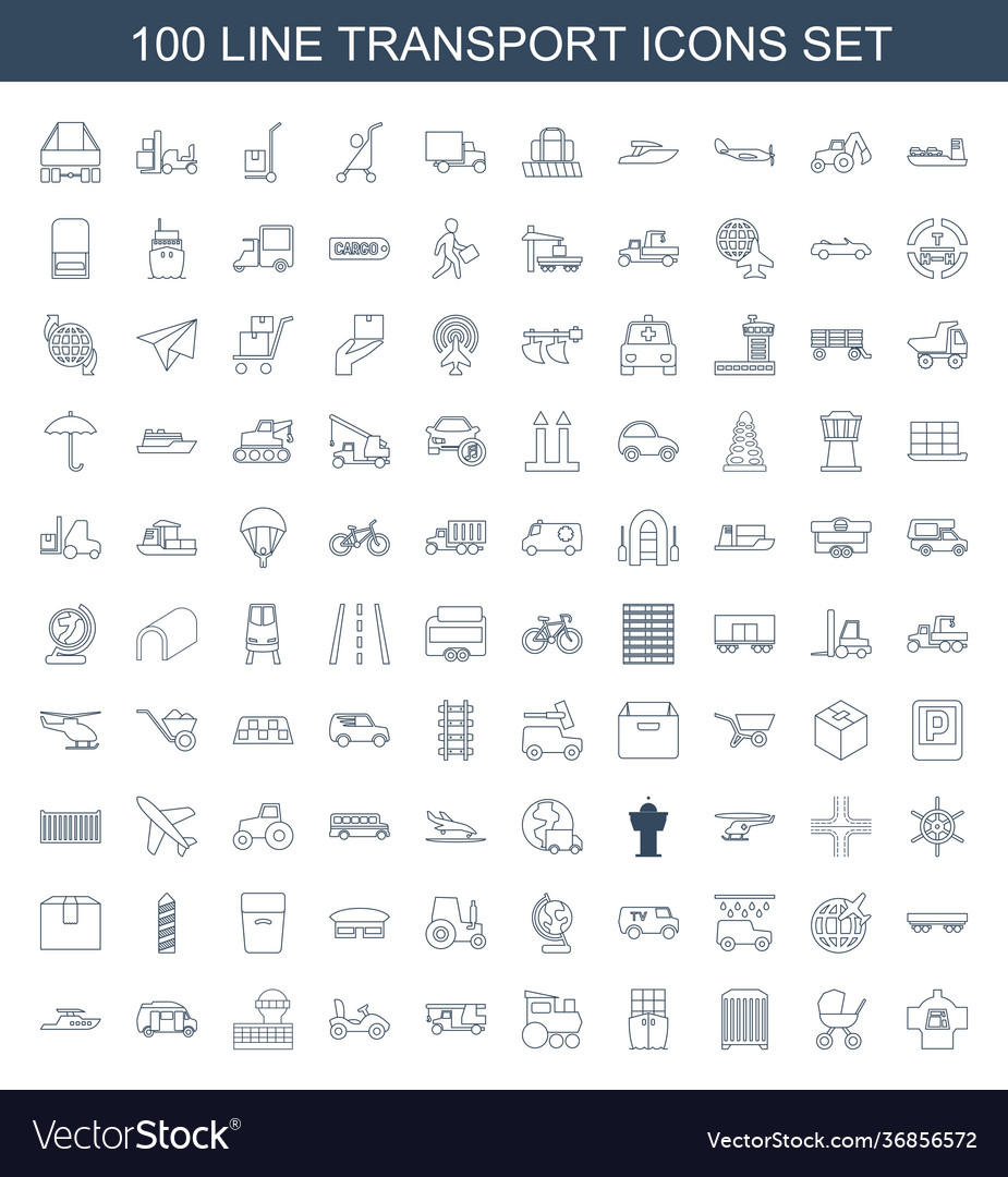 Transport icons