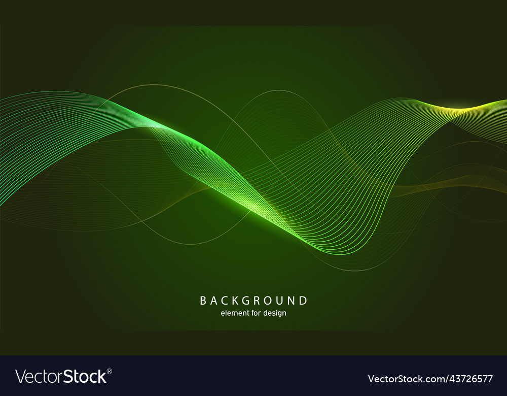 Abstract wave background element for design vector image Abstract wave background element for design