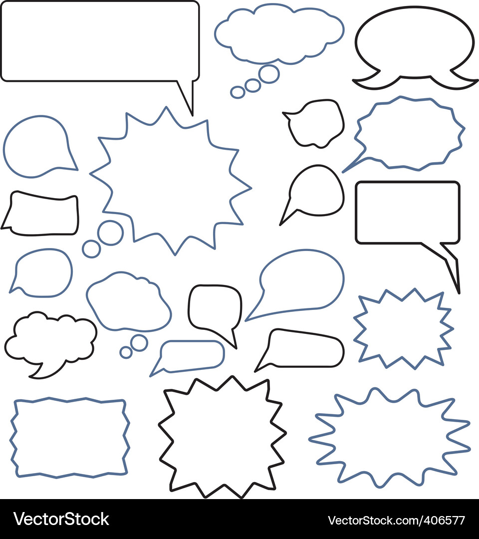 All Chating Sign Chat signs Royalty Free Vector Image - VectorStock