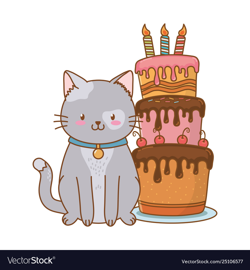 Cute Pet Animal Cartoon Royalty Free Vector Image