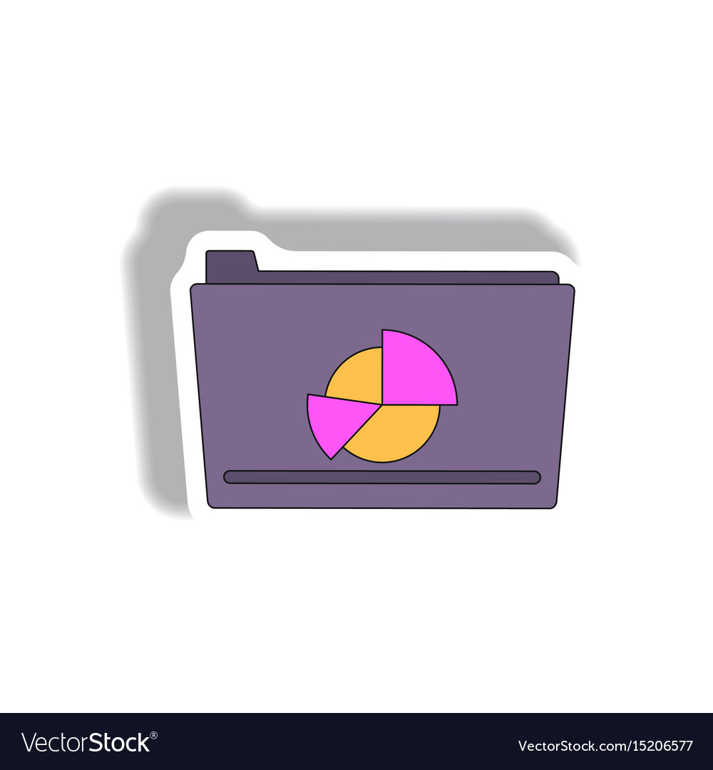 Folder with statistical report
